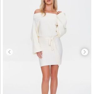 Forever 21 Off the shoulder sweater dress